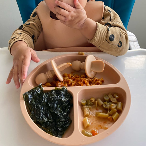 Baby Safe Sucker Silicone Dining Plate