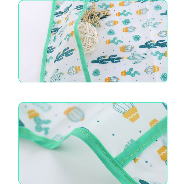 Waterproof Long Sleeve Art Smock Feeding Bib Apron