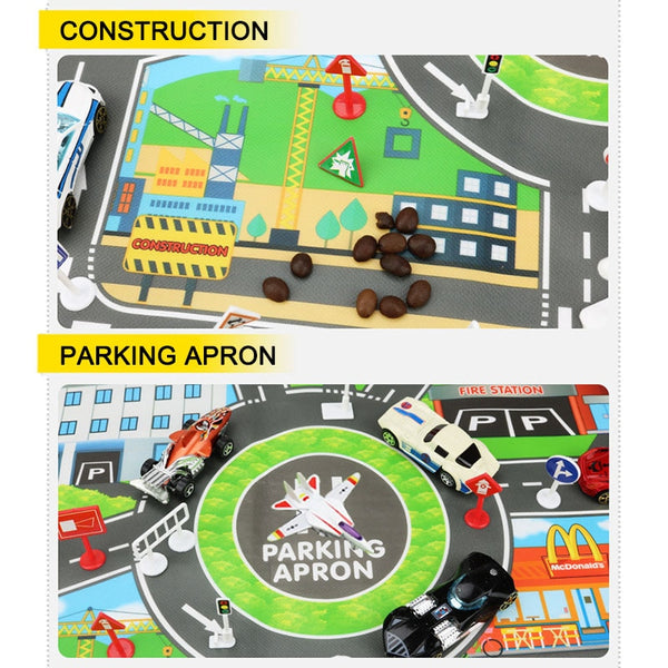 Educational City Traffic Road Mat