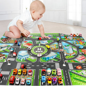 Educational City Traffic Road Mat