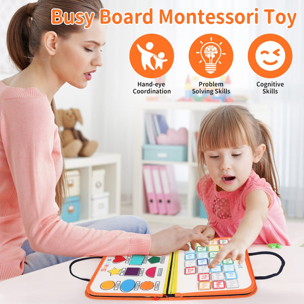 Montessori Busy Board Early Educational Toy