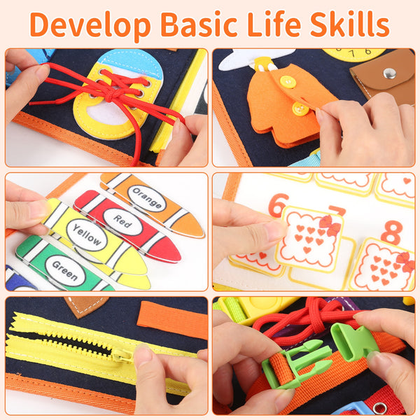 Montessori Busy Board Early Educational Toy