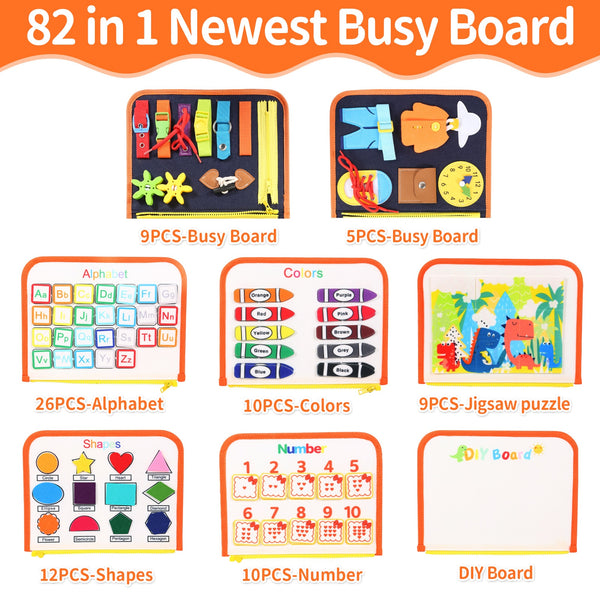 Montessori Busy Board Early Educational Toy